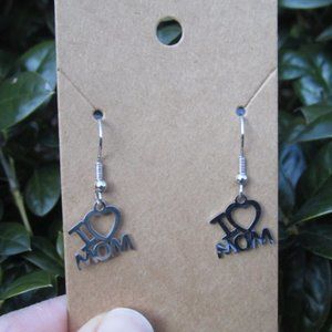 I Love Mom Earrings